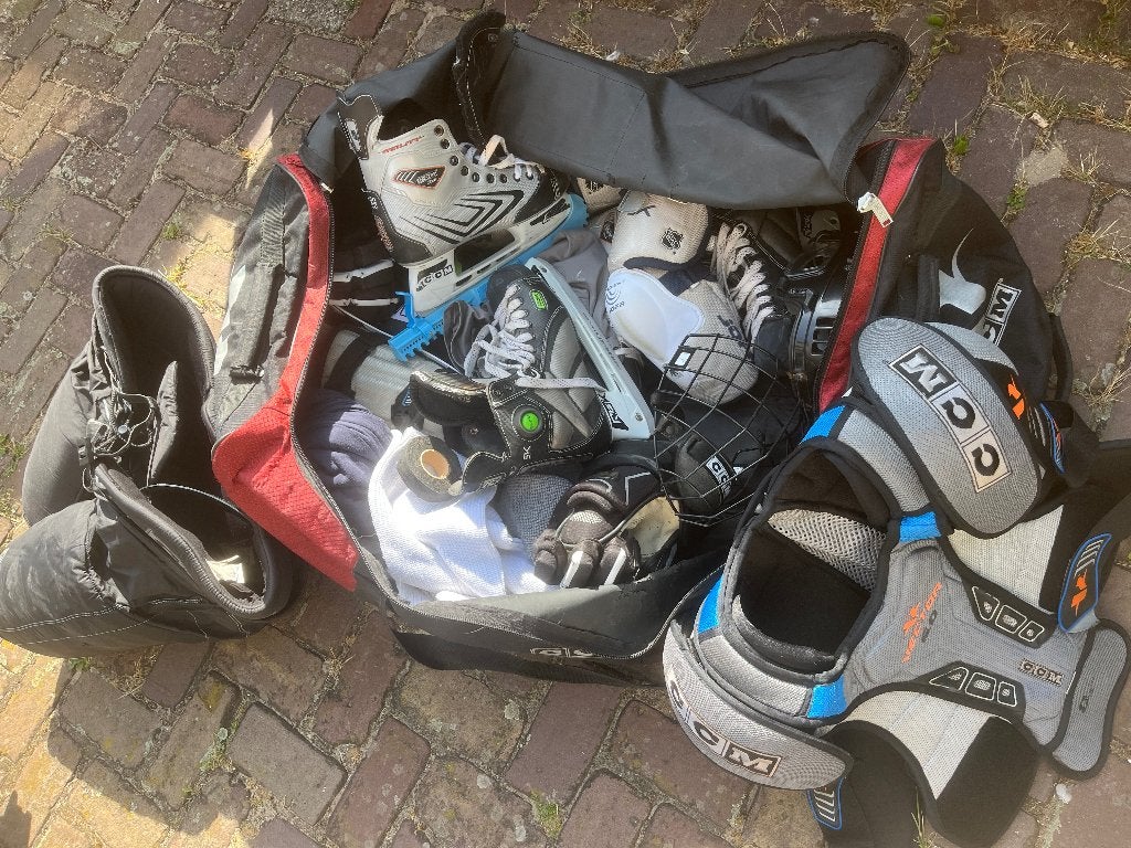 IJshockey spullen, Ophalen, Gebruikt, Schaatsen