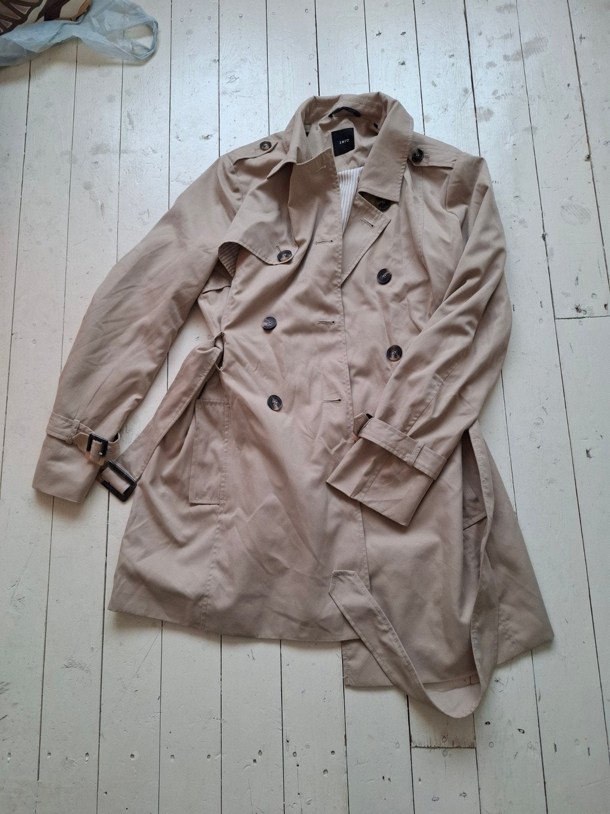 Zero jas maat 44 beige - perfect voor de herfst, Verzenden, Beige, Maat 42/44 (L), Zero