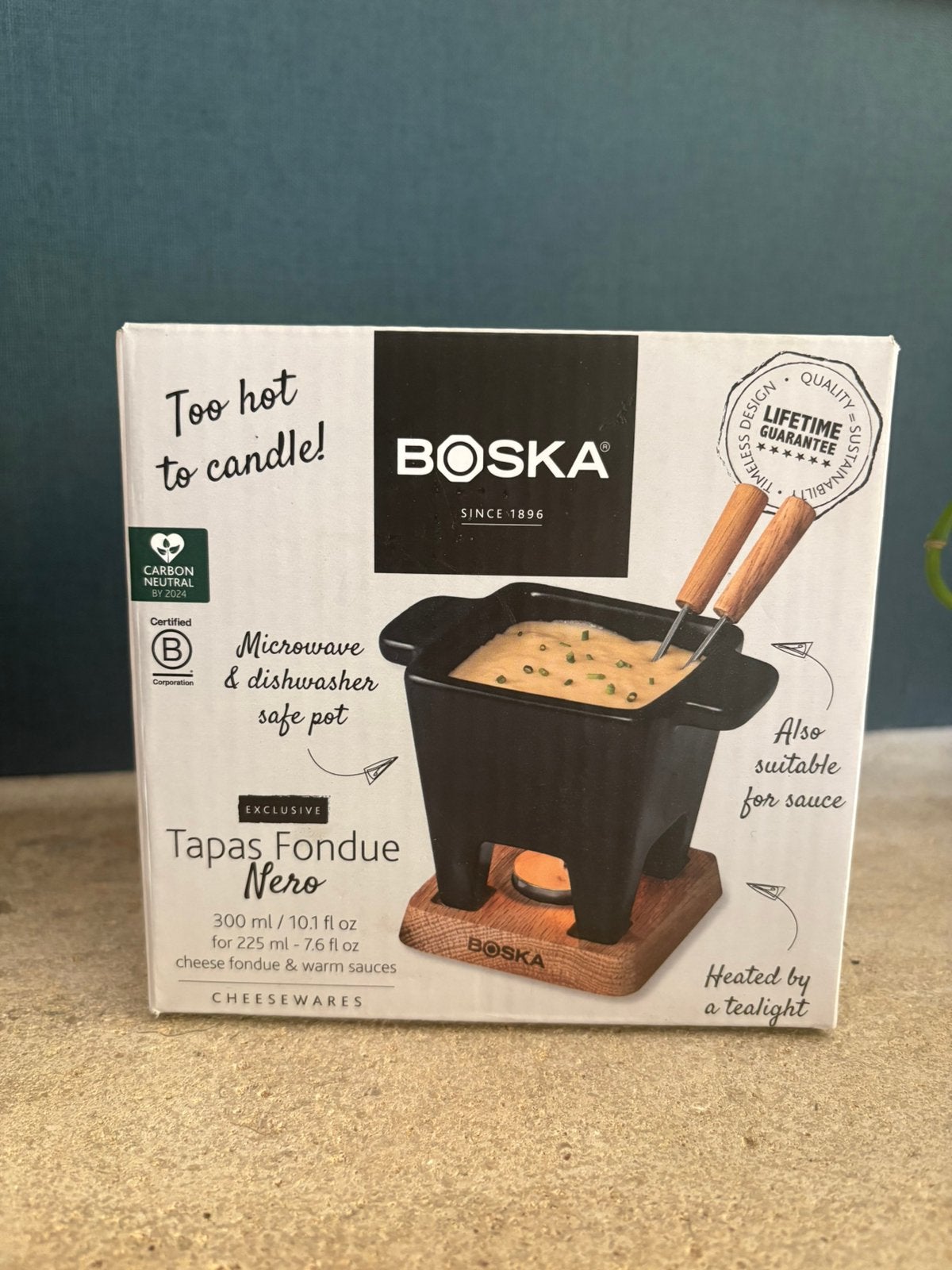 Boska Tapas Fondue Nero 2 persoenen, Ophalen, Nieuw, Fondueset