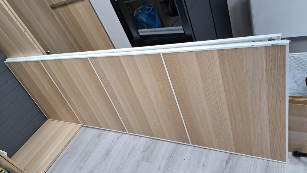 2x2 schuifdeuren voor IKEA Pax kast (B150, H236), Doe-het-zelf en Verbouw, Deuren en Horren, Ophalen, Gebruikt, Binnendeur, Schuifdeur