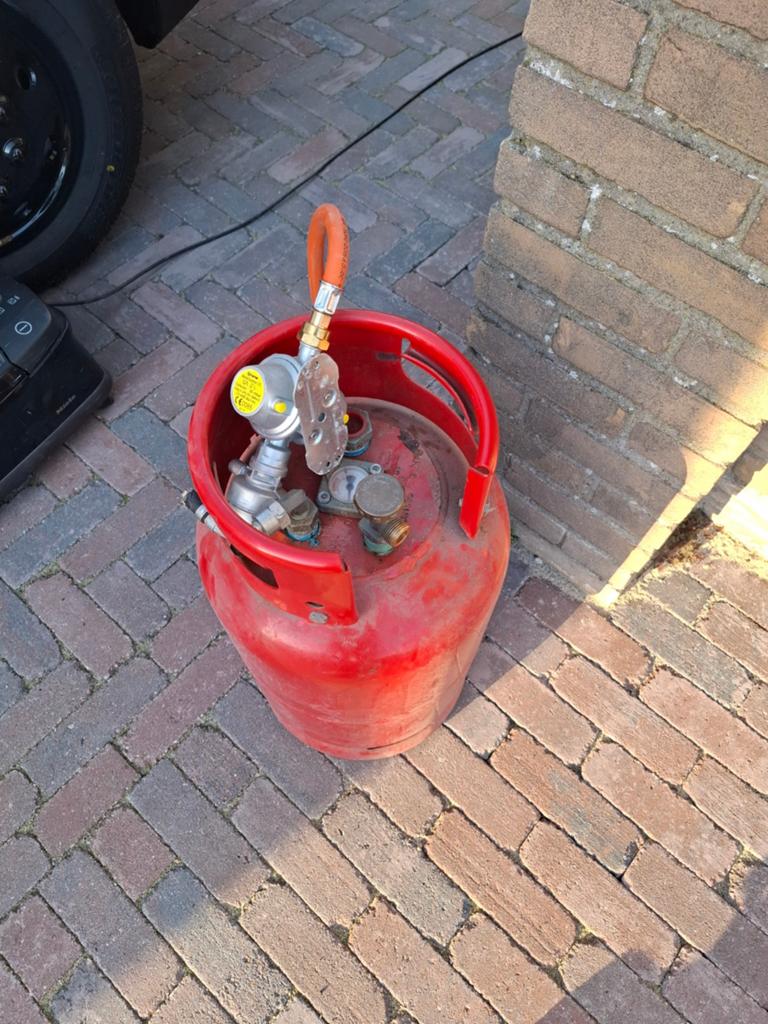 LPG tank+regelaar., Ophalen of Verzenden
