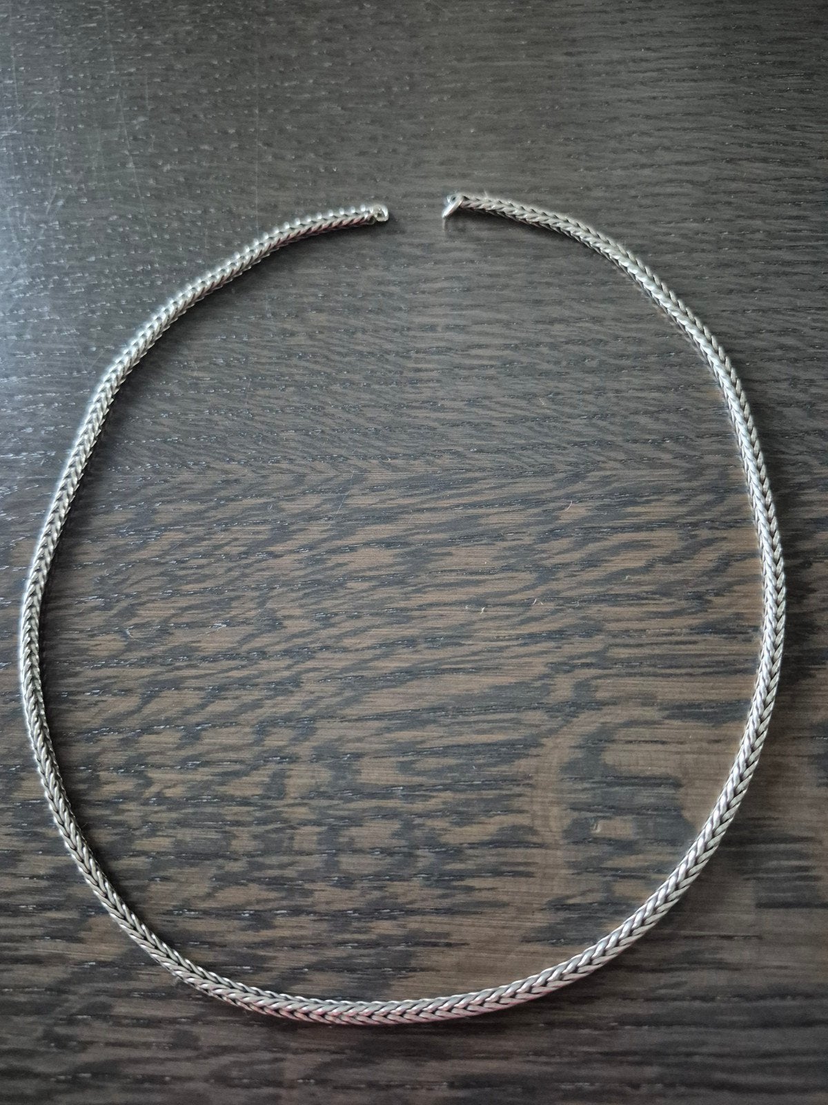 Trollbeads Trollbead vossenstaart collier 48 cm., Ophalen of Verzenden, Zilver, Zilver