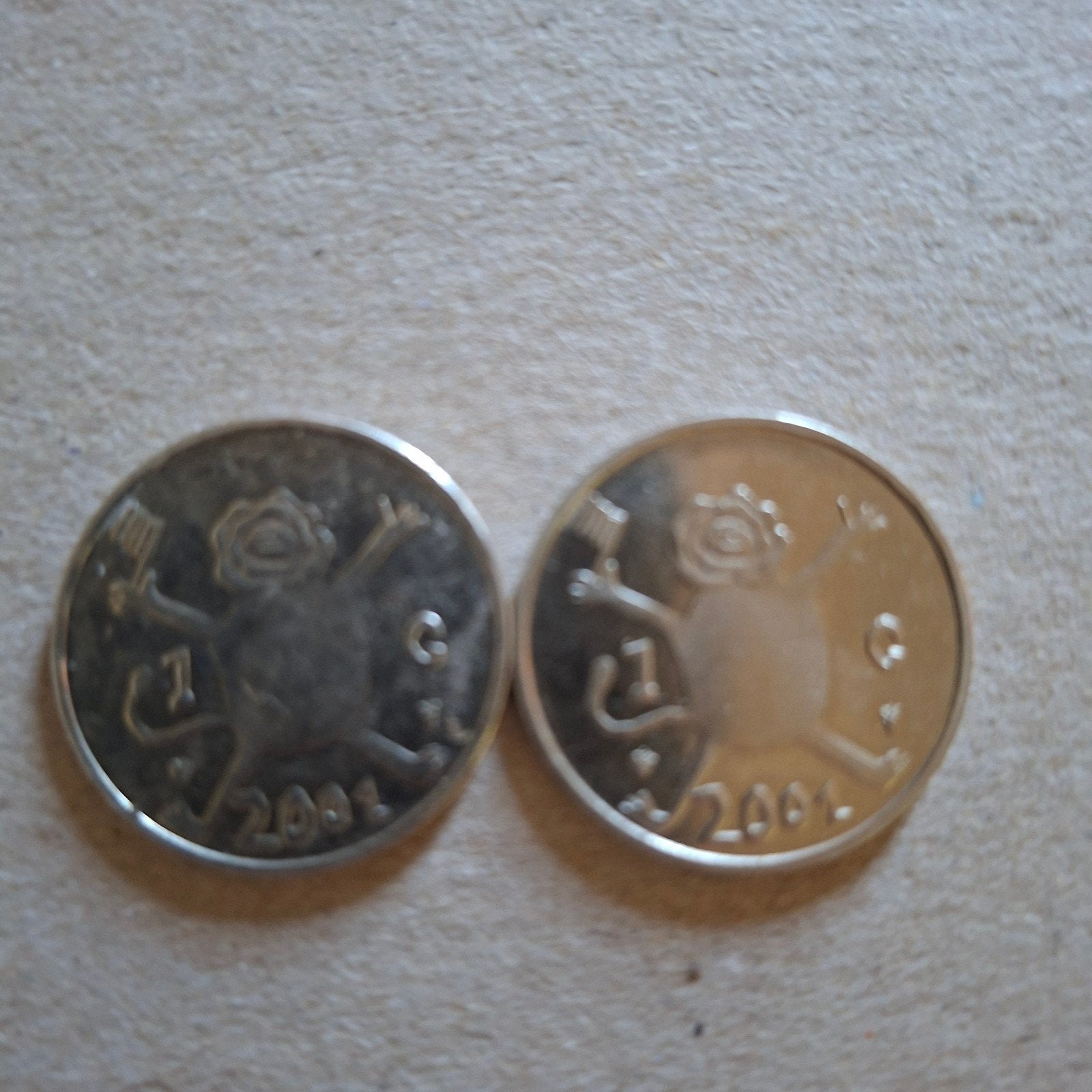 laaste gulden voor de euro 2001 leeuwtje, Ophalen of Verzenden, Koningin Beatrix, 1 gulden, Setje