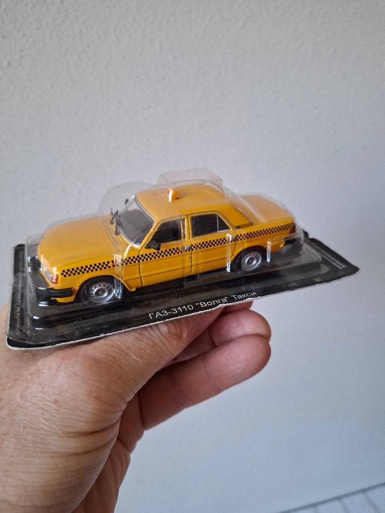 GAZ-3110 Volga Taxi USSR 1996 1:43 DeAgostini Modelauto, Ophalen of Verzenden, Nieuw, Auto, Overige merken