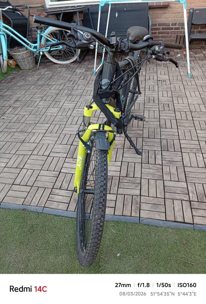 jongens mountian bike groen, Ophalen, Gebruikt, Giant, 53 tot 57 cm