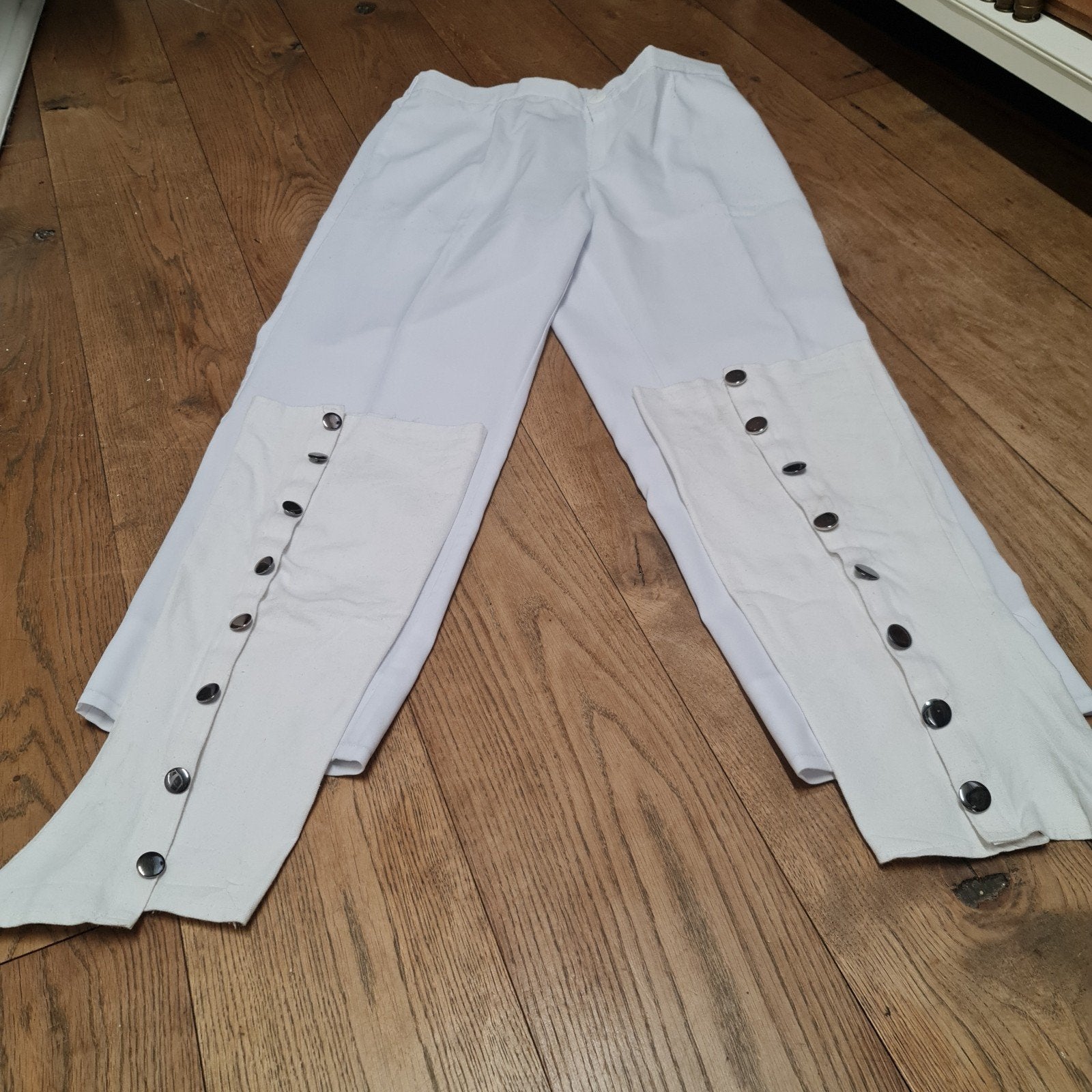 Witte broek met beenkous/ gaiters, Ophalen of Verzenden, Landmacht, Nederland, Kleding of Schoenen