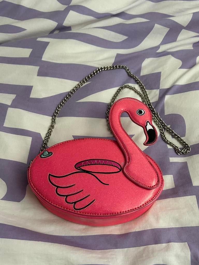 Skinny Dip tas flamingo, Sieraden, Tassen en Uiterlijk, Tassen | Damestassen, Ophalen of Verzenden, Zo goed als nieuw