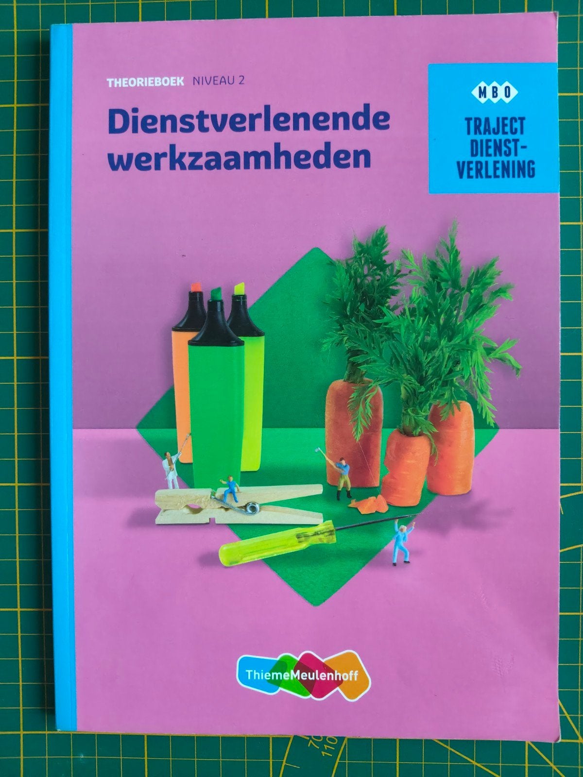 MBO Traject Dienstverlening Theorieboeken Niveau 2, Ophalen, Zo goed als nieuw, Overige niveaus, Overige vakken