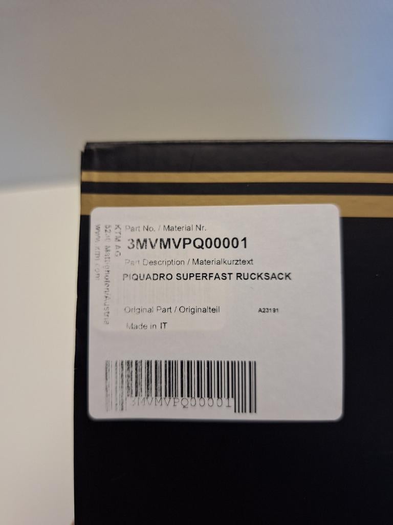 MV Agusta Superveloce Piquadro rugtas motortas, Ophalen of Verzenden, Nieuw