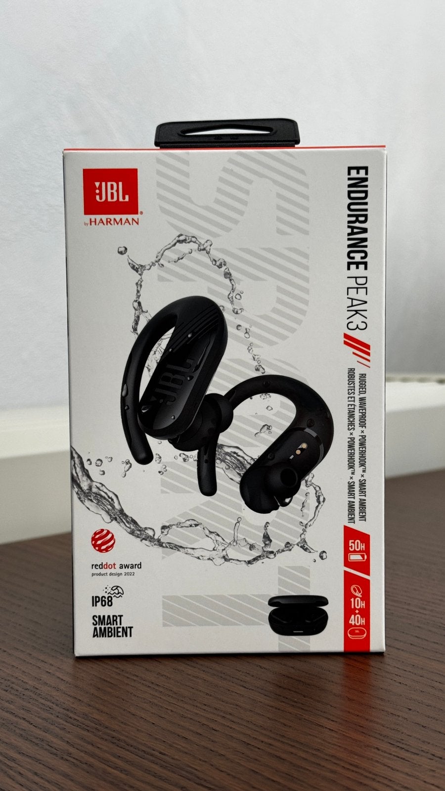 JBL Endurance Peak 3 – draadloze sportoordopjes, Computers en Software, Ophalen of Verzenden, Gebruikt, Draadloos, In-ear