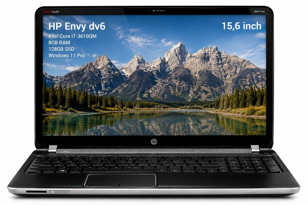 HP Envy dv6 i7 8GB 128GB SSD, Ophalen of Verzenden, Nieuw