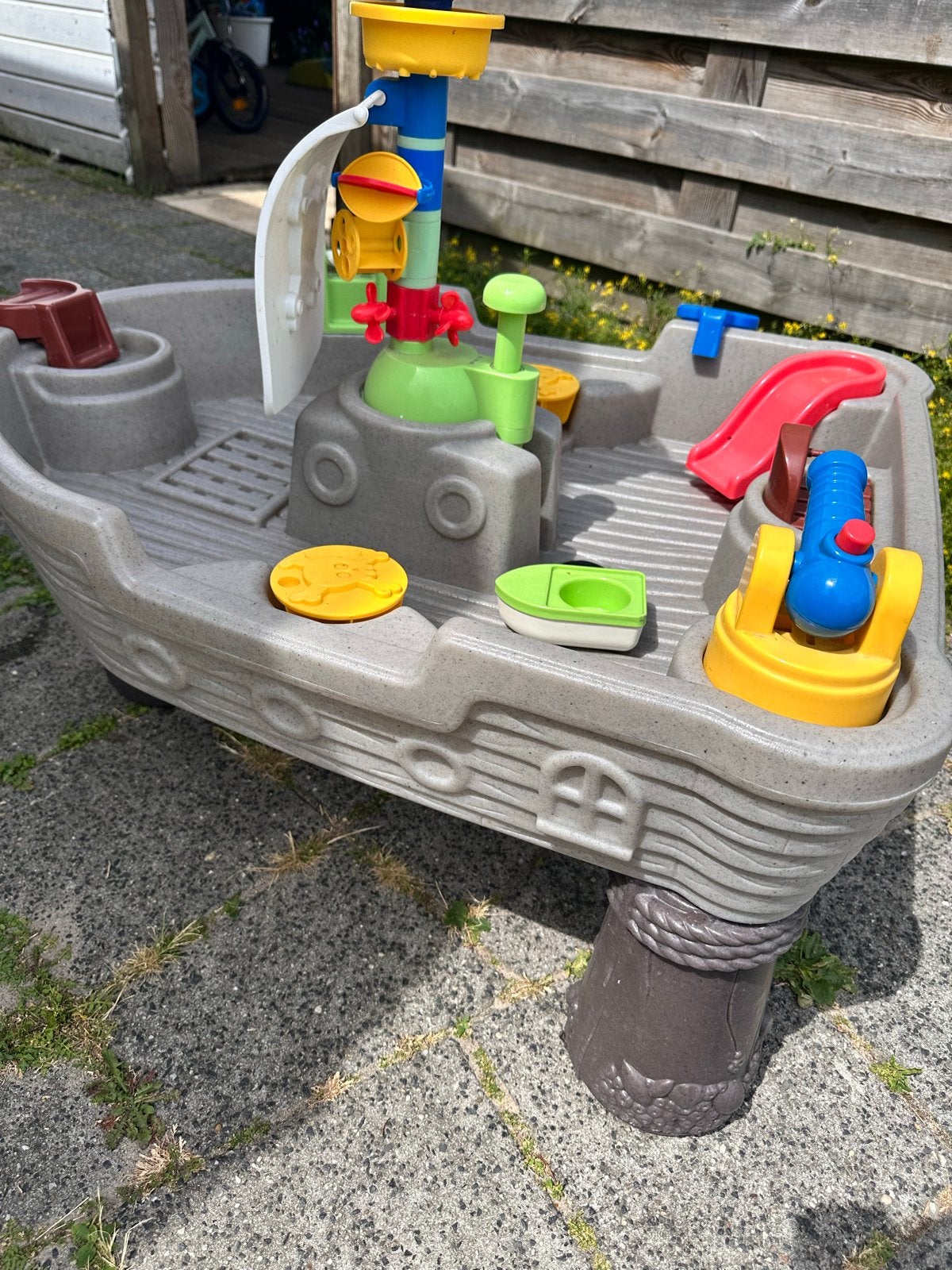 Little Tikes Piratenschip Zand- en Watertafel, Ophalen of Verzenden, Gebruikt