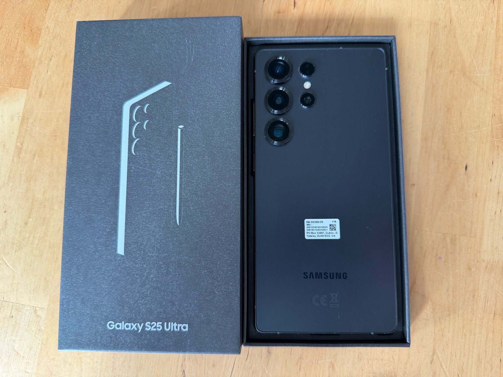 Samsung S25 ultra - 1TB - doos & factuur - 100% batterij!, Telecommunicatie, Mobiele telefoons | Samsung, Zwart, Touchscreen, Ophalen of Verzenden