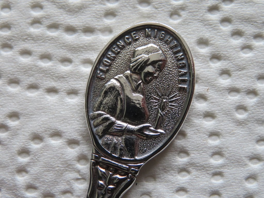 Verz. Lepeltje Florence Nightingale (Schieland Ziekenhuis), Overige materialen, Verzenden, Verzilverd, Zo goed als nieuw