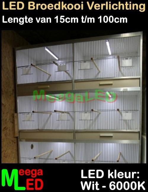 LED verlichting SET 5x 15cm NL502 kweekkooi broedkooi, Dieren en Toebehoren, Vogels | Hokken en Kooien, Ophalen of Verzenden, Nieuw