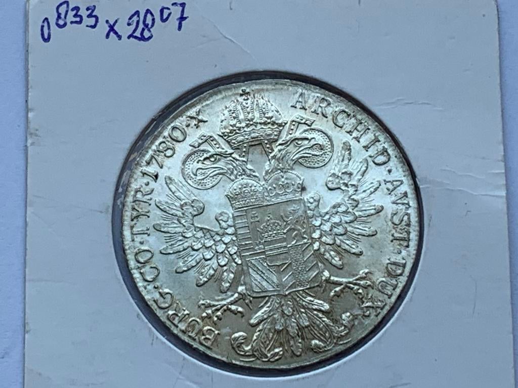 Prachtige munt maria theresia 1780, Postzegels en Munten, Munten | Europa | Niet-Euromunten, Ophalen of Verzenden, Oostenrijk