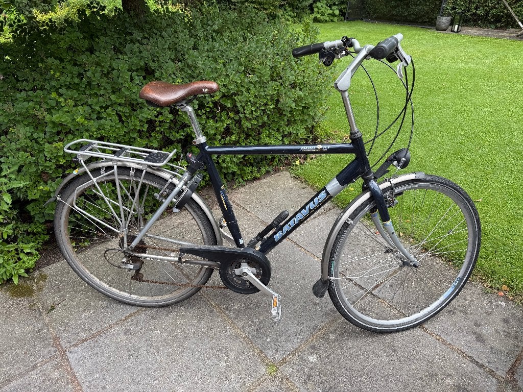 Batavus opknapfiets, Ophalen, Gebruikt, Velgrem, Versnellingen