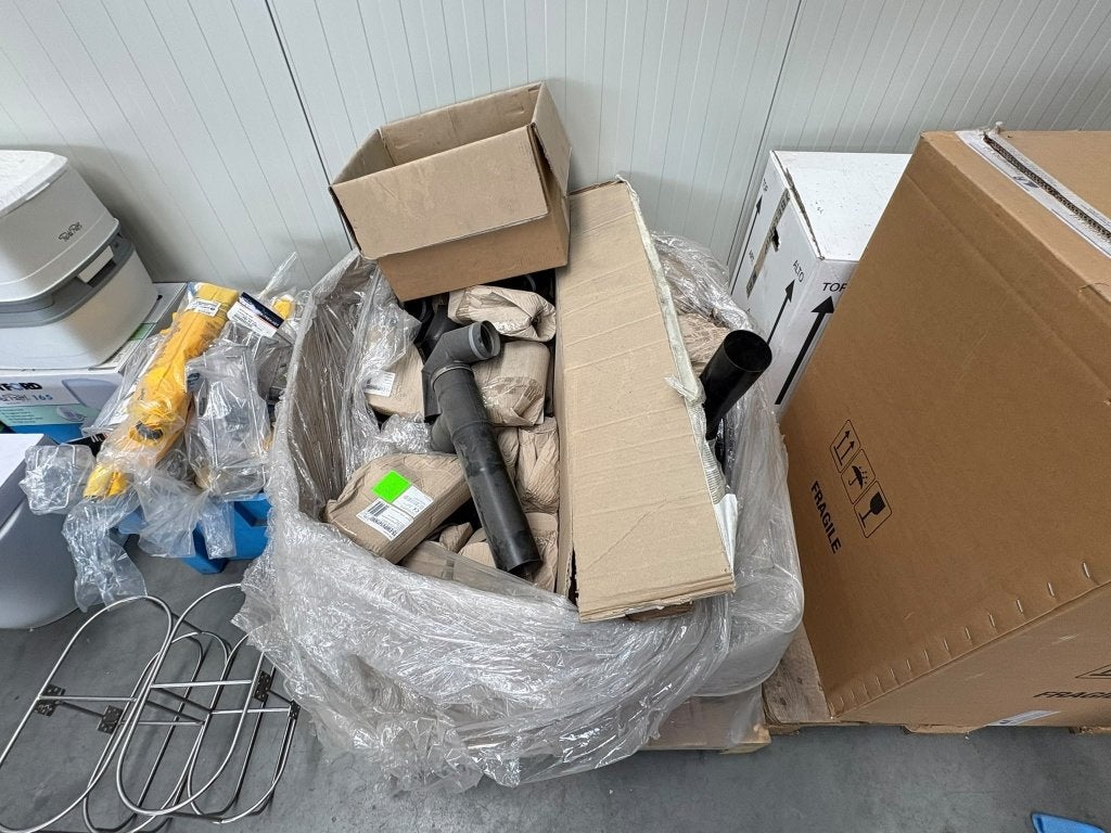 Diverse kachelbuizen 80mm met bochten en T-splitsingen, Ophalen, Zo goed als nieuw, Hout, Pelletkachel