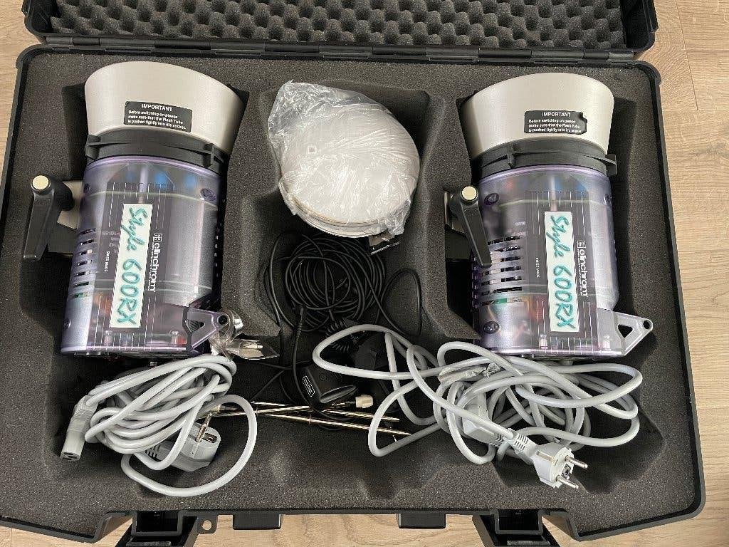 Elinchrome Style 600RX set, Ophalen, Draadloos, Zo goed als nieuw, Elinchrom