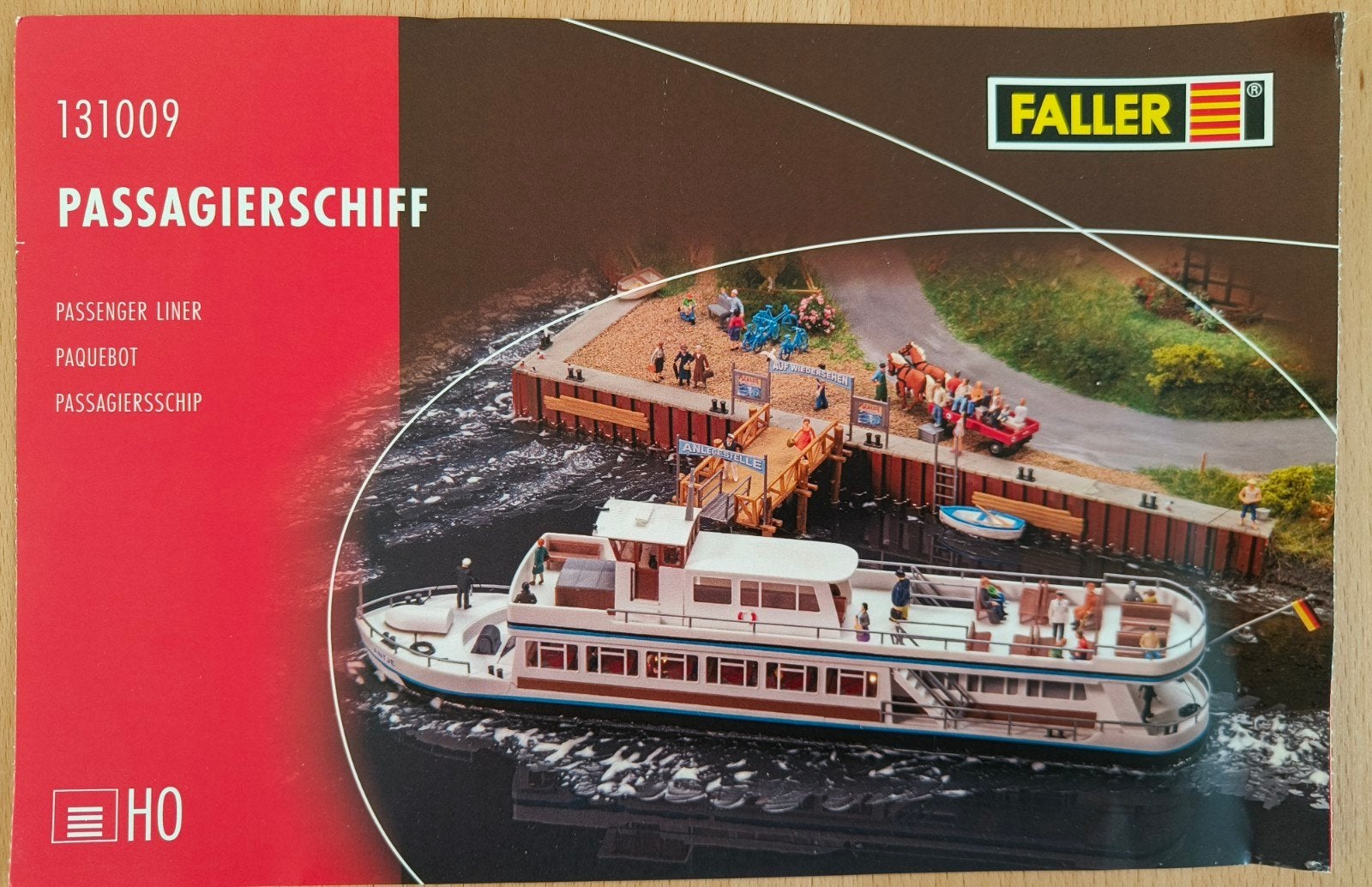 Faller Passagiersschip Bouwpakket 1:87 - Nieuwstaat, Ophalen of Verzenden, Nieuw, 1:50 tot 1:200, Overige merken