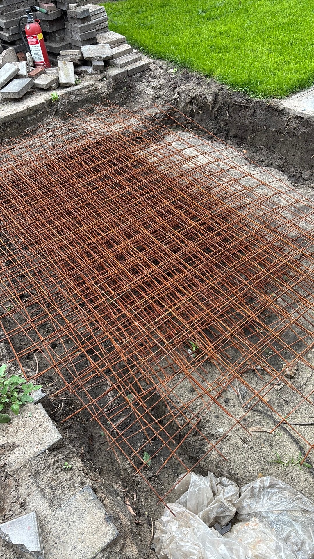 Bouwnetten, Ophalen