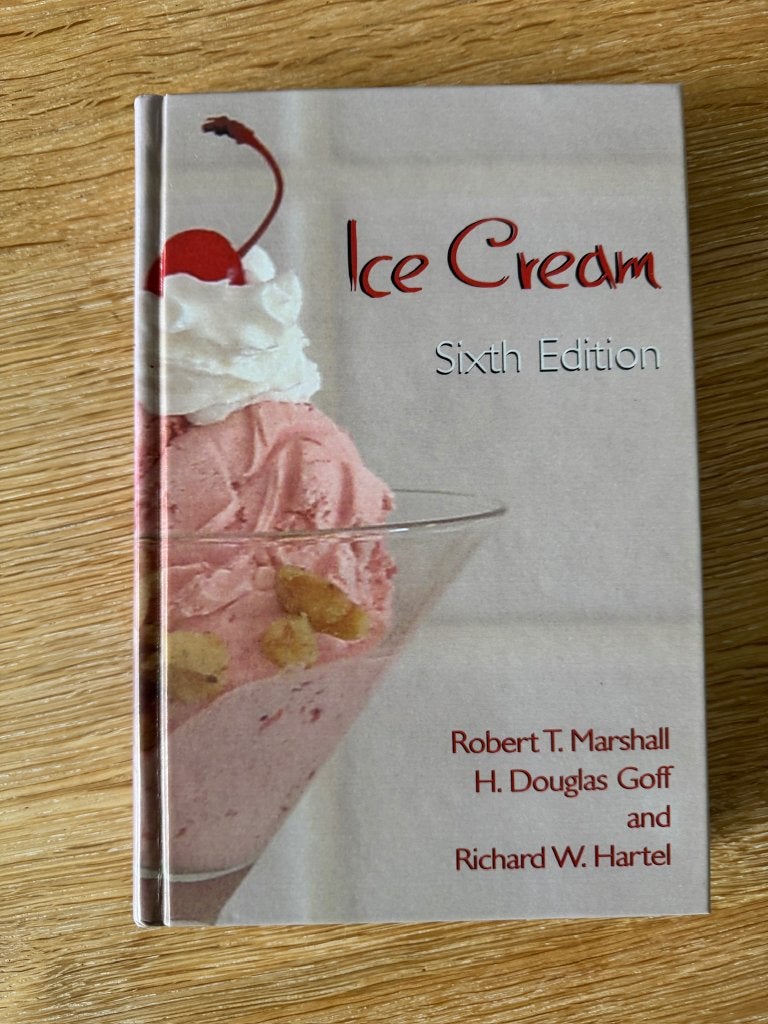 Ice cream   sixth edition   Robert T Marshall e.a., Ophalen of Verzenden, Zo goed als nieuw, Europa