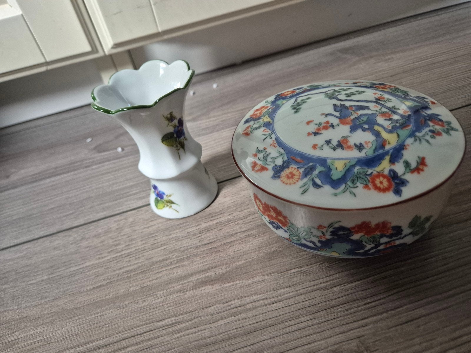 Chinees potje en mini vaasje - Mooie staat, Ophalen of Verzenden