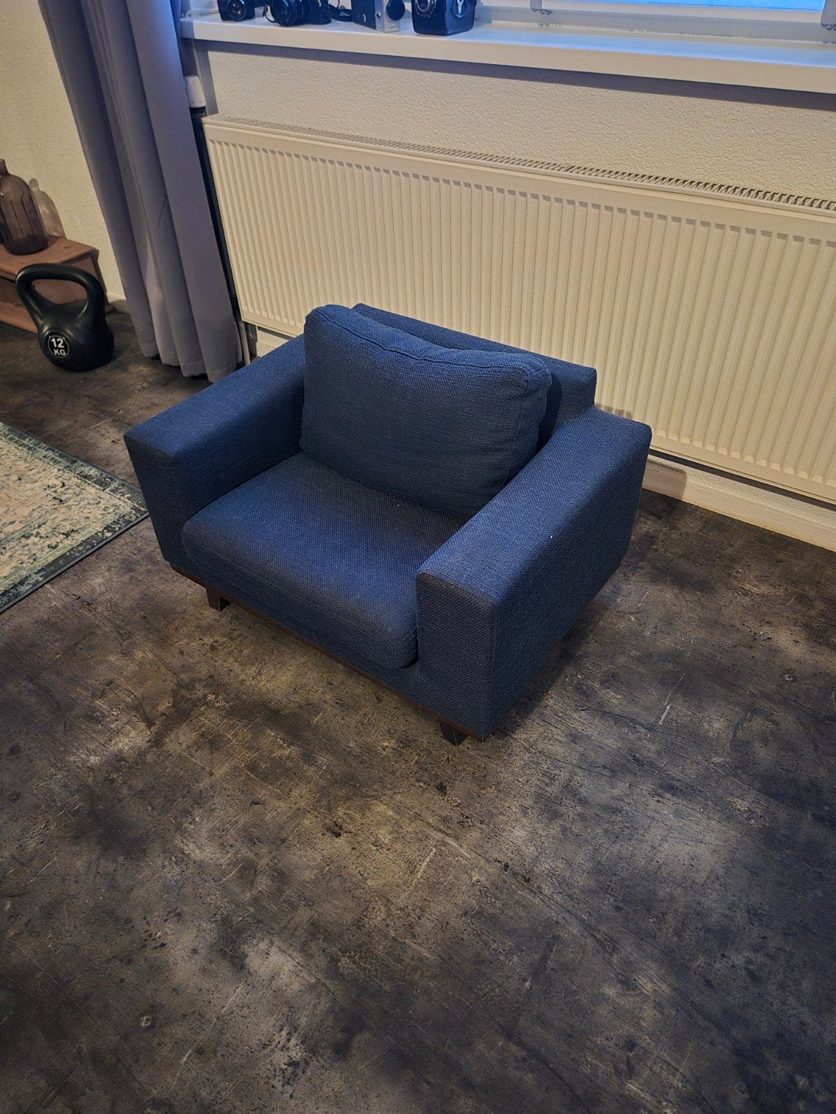 Comfortabele kinderfauteuil - Blauw, Ophalen, Minder dan 50 cm, Gebruikt, Minder dan 75 cm