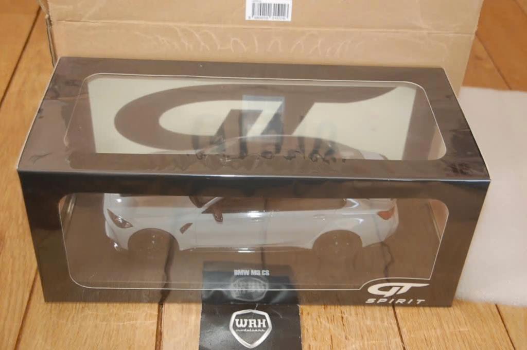 1:18 BMW M3 CS G80 2024 grey GT spirit GT510 inbox WRH, Hobby en Vrije tijd, Modelauto's | 1:18, Verzenden, Zo goed als nieuw