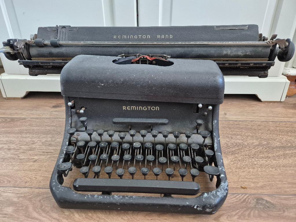 Unieke Remington Rand typemachine model 17 met brede wagen, Diversen, Typemachines, Gebruikt, Ophalen