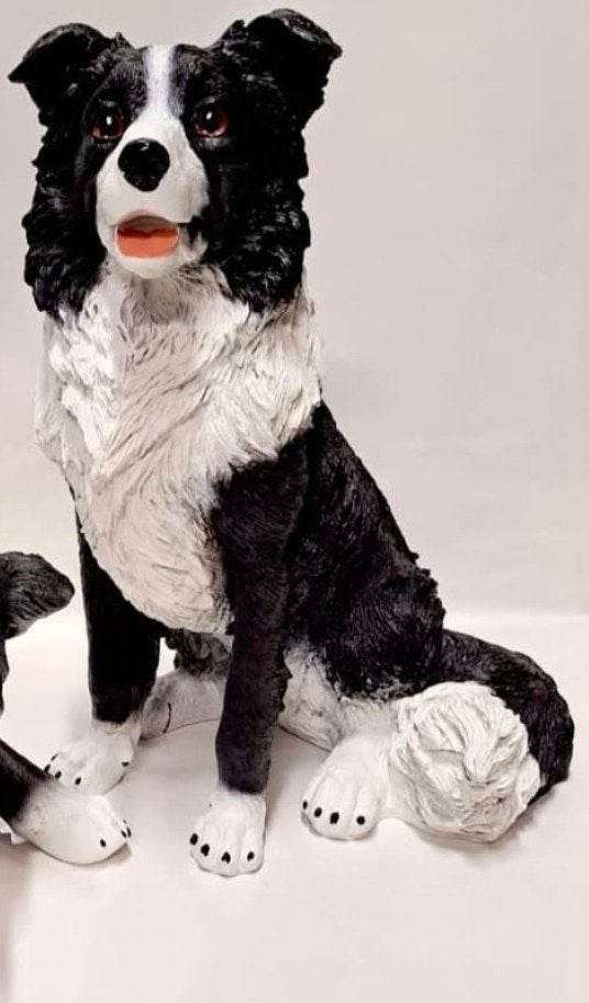 Decoratie honden beelden Bordercollie Shizhu voor binnen en, Dieren en Toebehoren, Ophalen of Verzenden, Nieuw