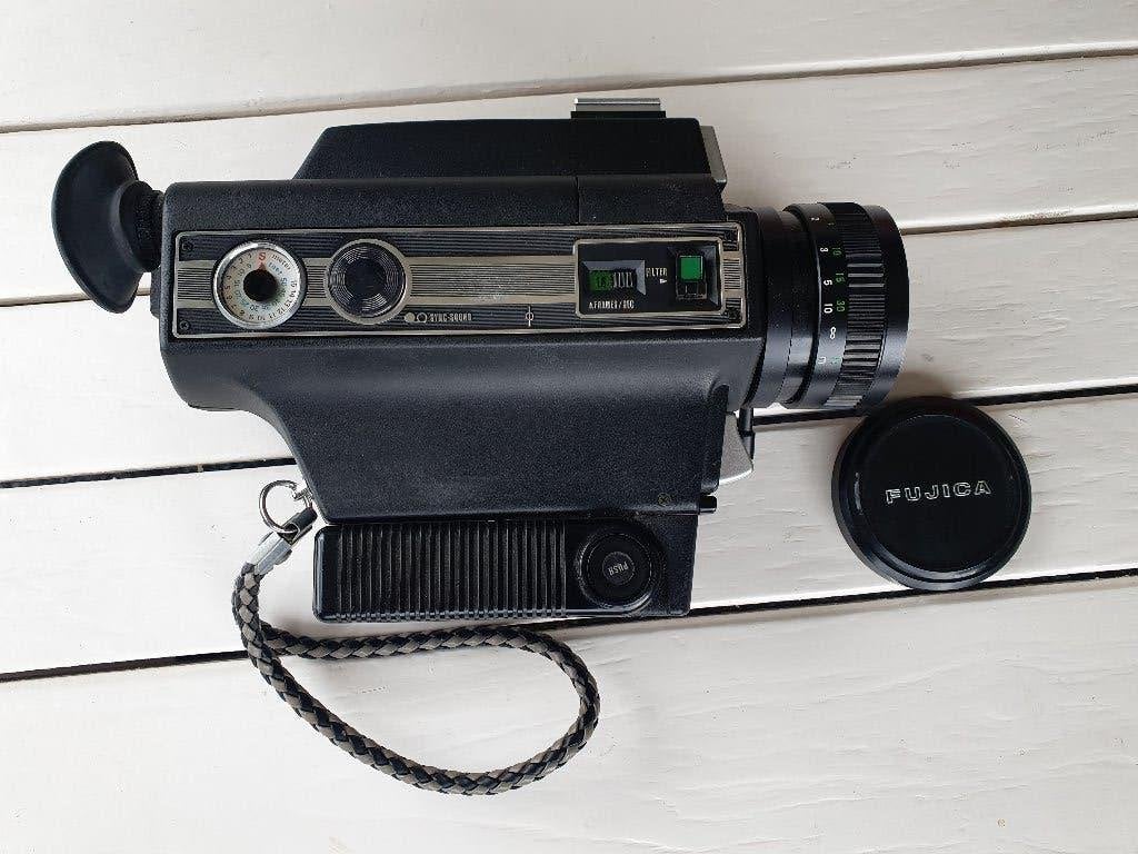Vintage Fujica Single-8 ZX300 filmcamera, Ophalen, 8mm, Camera