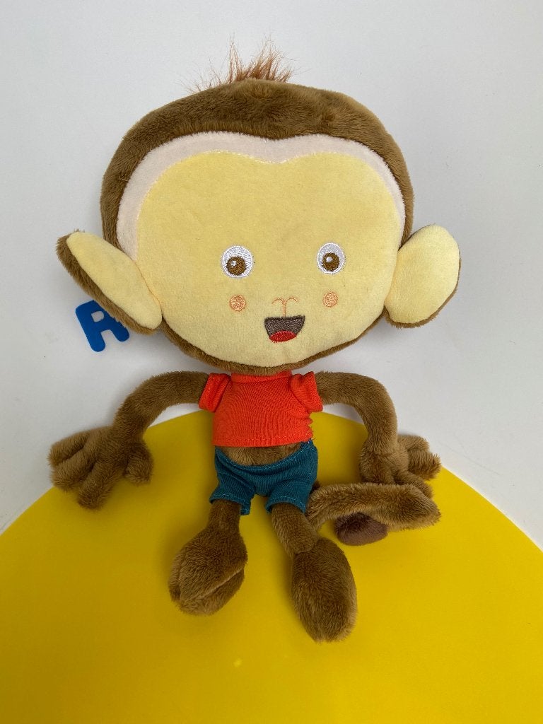 K1835 Kuba aap aapje van Borre, Kinderen en Baby's, Speelgoed | Knuffels en Pluche, Ophalen of Verzenden, Overige typen