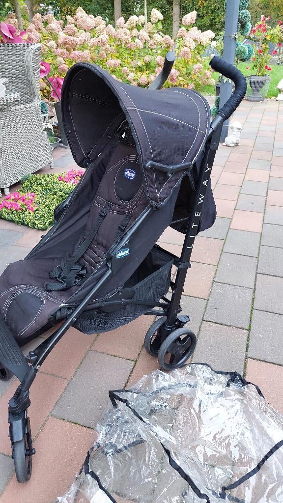 buggy chicco lite way, Ophalen, Gebruikt, Regenhoes