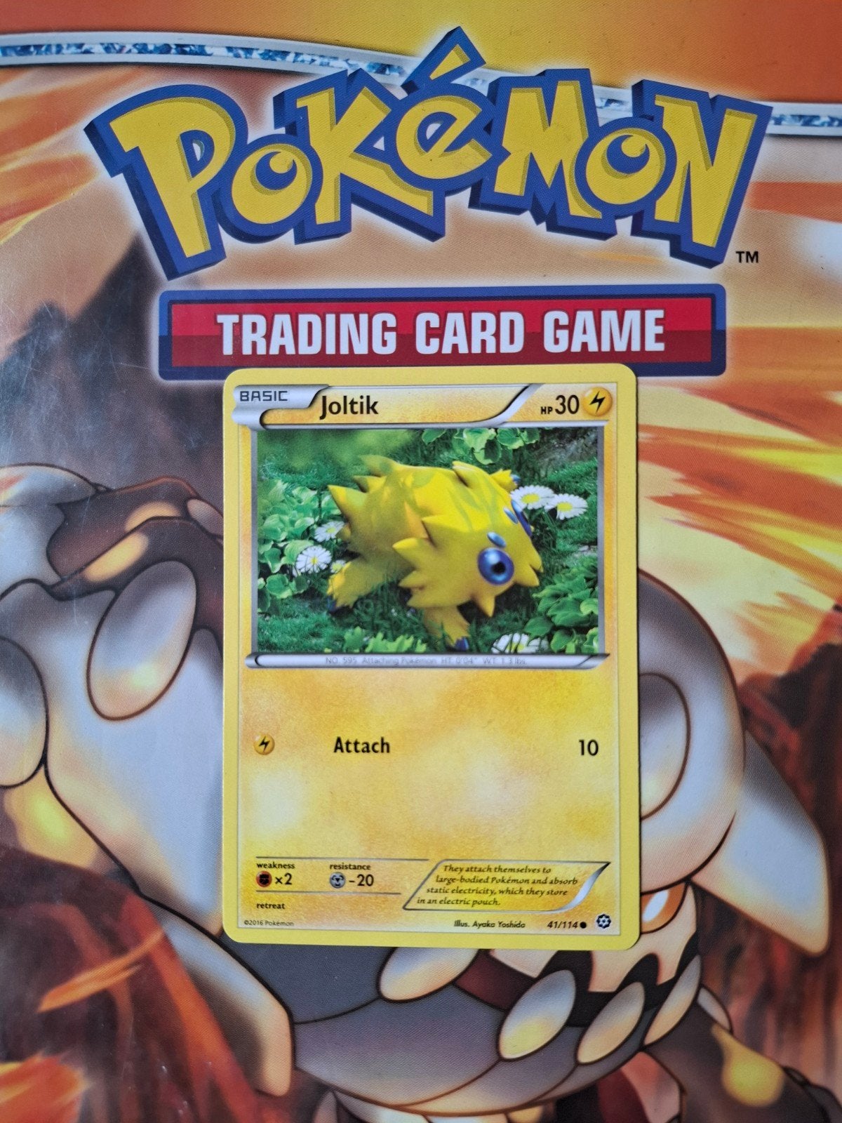 joltik 41/114 XY Steam Siege pokemon kaart, Ophalen of Verzenden, Gebruikt, Losse kaart