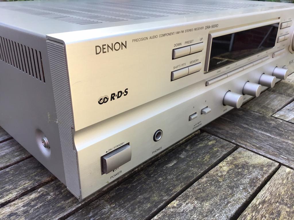 ✅ INCL GARANTIE, DENON DRA-565RD, CHAMPAIGN EDITION 👌, Gebruikt, Denon, Ophalen of Verzenden, 60 tot 120 watt