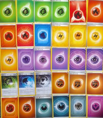 Pokémon energy kaarten, Ophalen of Verzenden, Gebruikt, Meerdere kaarten