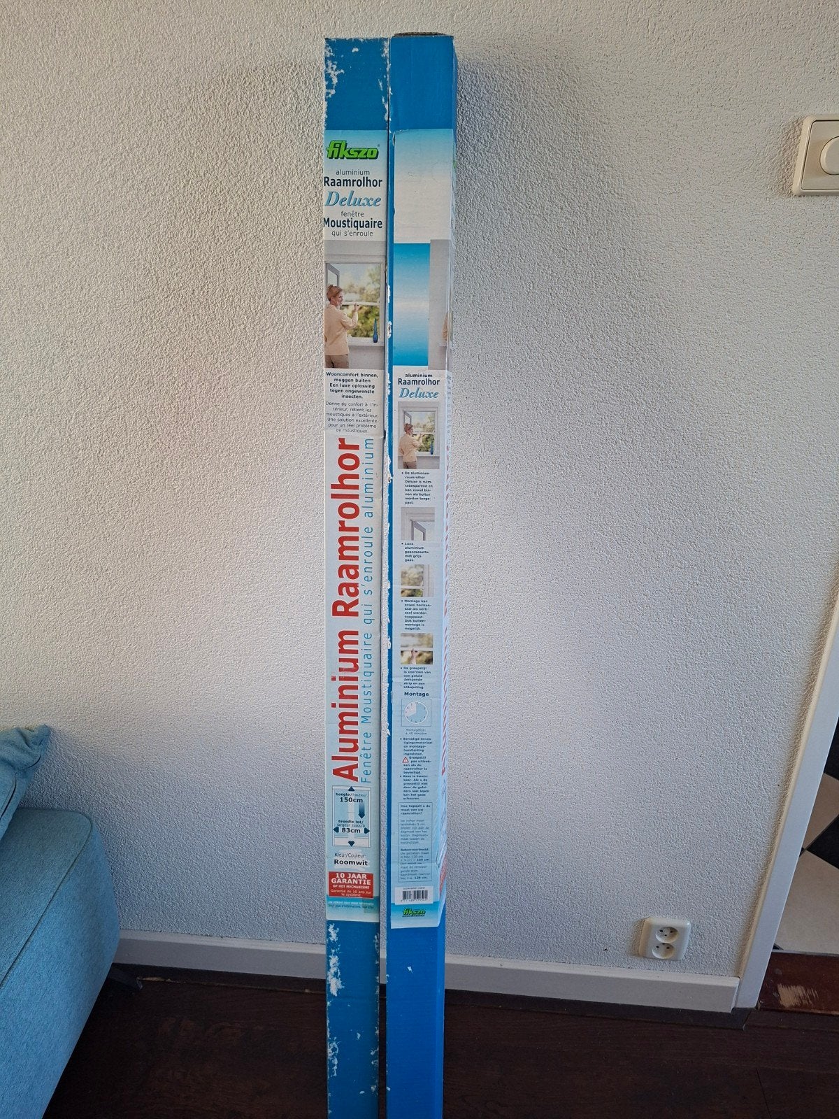 Nieuwe Aluminium Raamrolhor Deluxe - Roomwit (2 stuks), Doe-het-zelf en Verbouw, Minder dan 80 cm, Nieuw, Ophalen of Verzenden