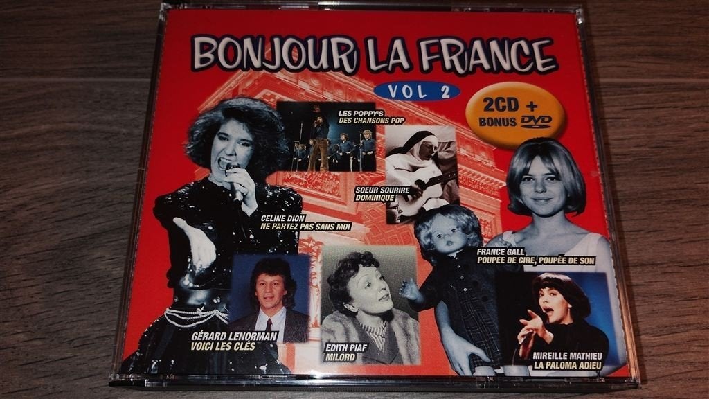 Bonjour La France Vol 2 [2 CD + DVD], Ophalen of Verzenden, Zo goed als nieuw