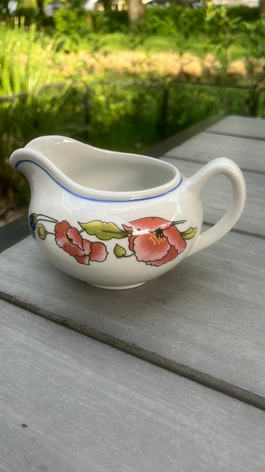 Alpine Meadow by Wood & Sons, melkkannetje., Antiek en Kunst, Ophalen of Verzenden