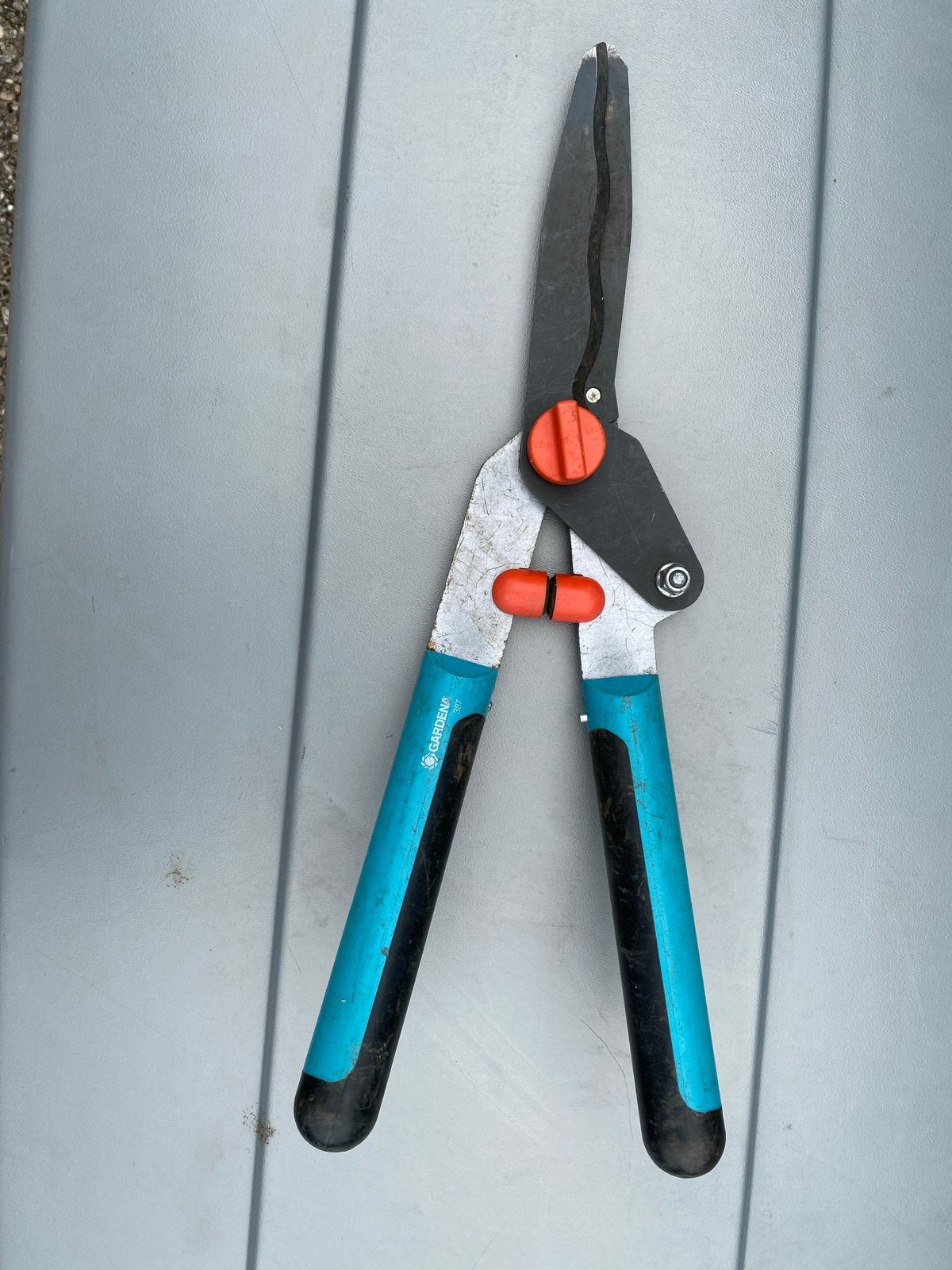 Gardena heggenschaar - Handmatig en betrouwbaar, Ophalen of Verzenden, Gebruikt, Handmatig