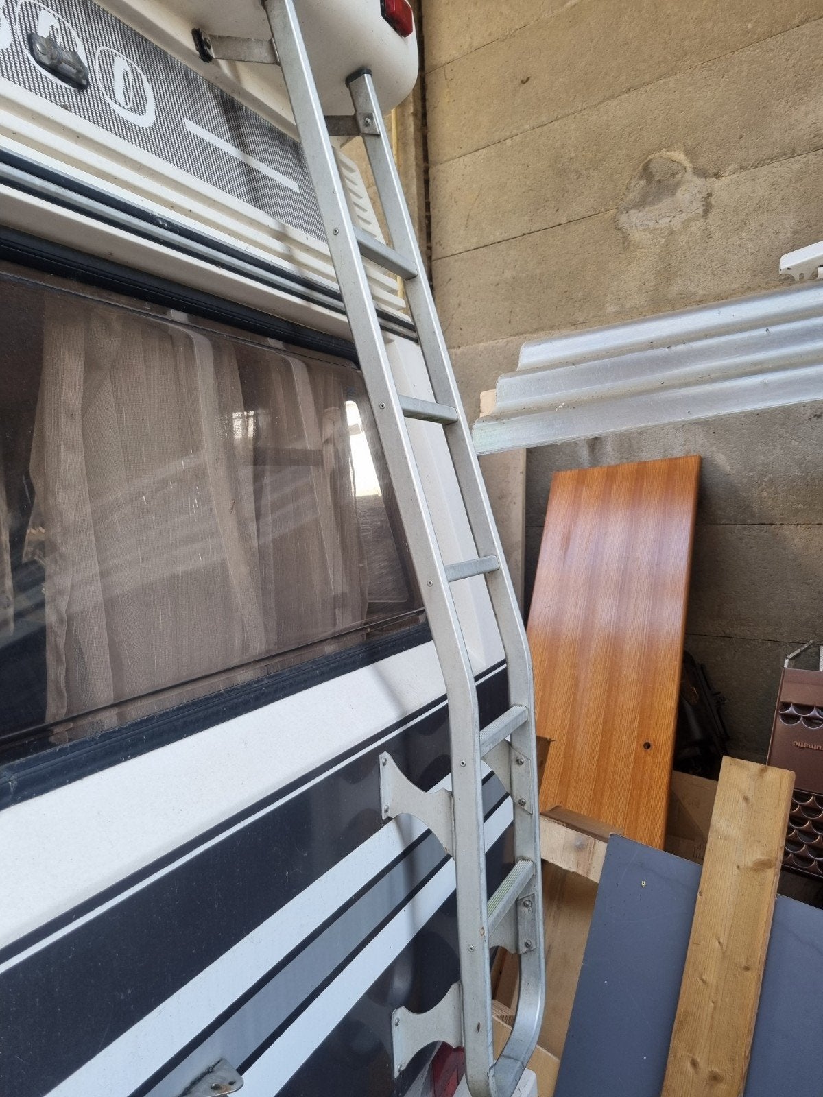 trap Hobby aluminium ladder ducato 280 290 j5, Ophalen of Verzenden