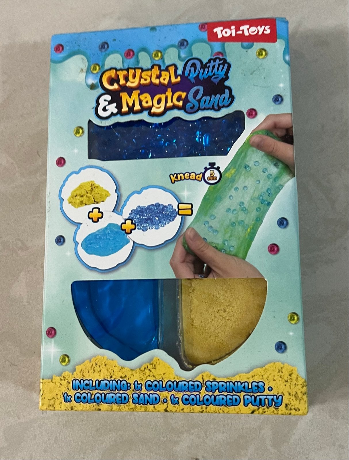 Toi-Toys Crystal Putty & Magic Sand Slime Set ( nieuw), Ophalen of Verzenden, Nieuw