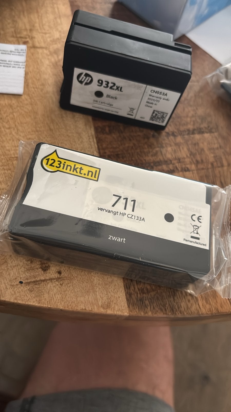 Inktcartridges 711 - Zwart en Kleur (Vervangt HP CZ133A), Computers en Software, Printerbenodigdheden, Ophalen of Verzenden, Nieuw