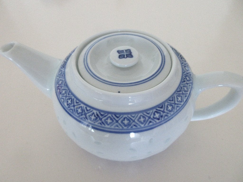 Chinese porseleine theepot L Dake en Zn vintage, Ophalen of Verzenden, Nieuw, Overige stijlen, Theepot