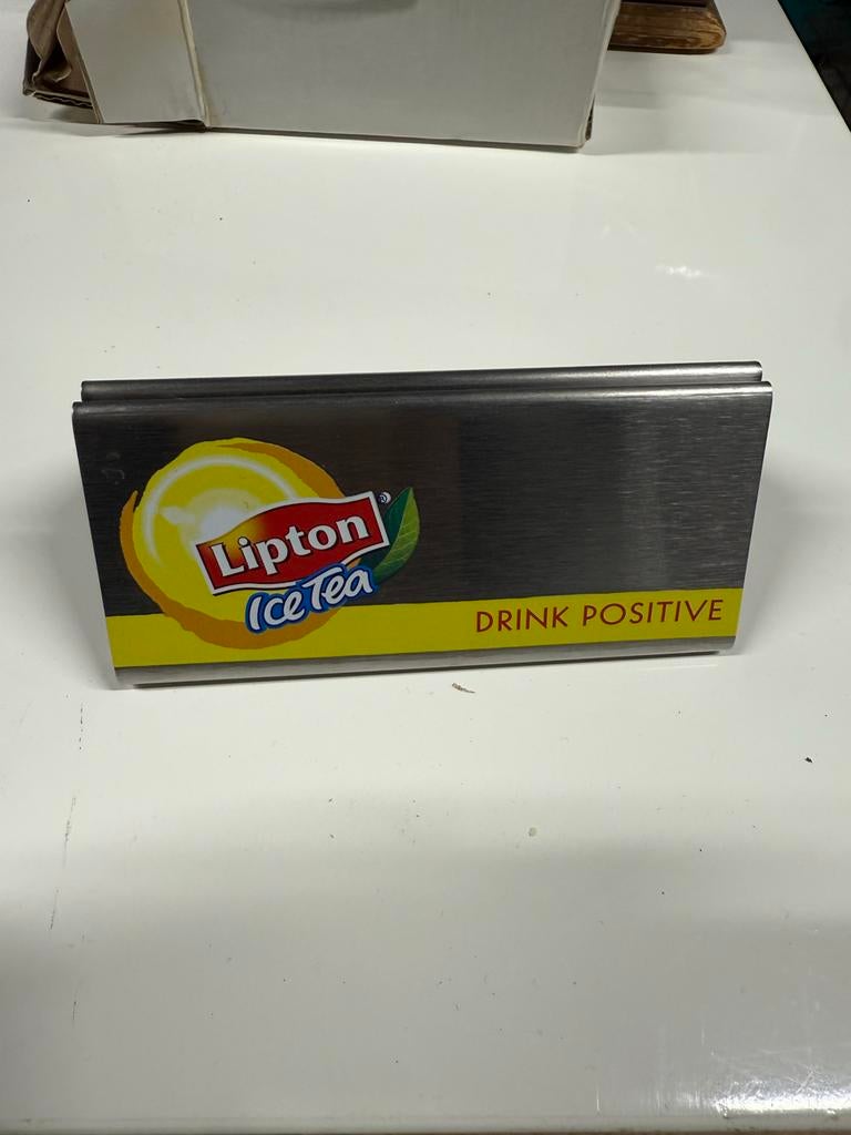 Lipton Ice Tea tafelstandaard RVS 10 stuks NIEUW, Ophalen of Verzenden, Nieuw