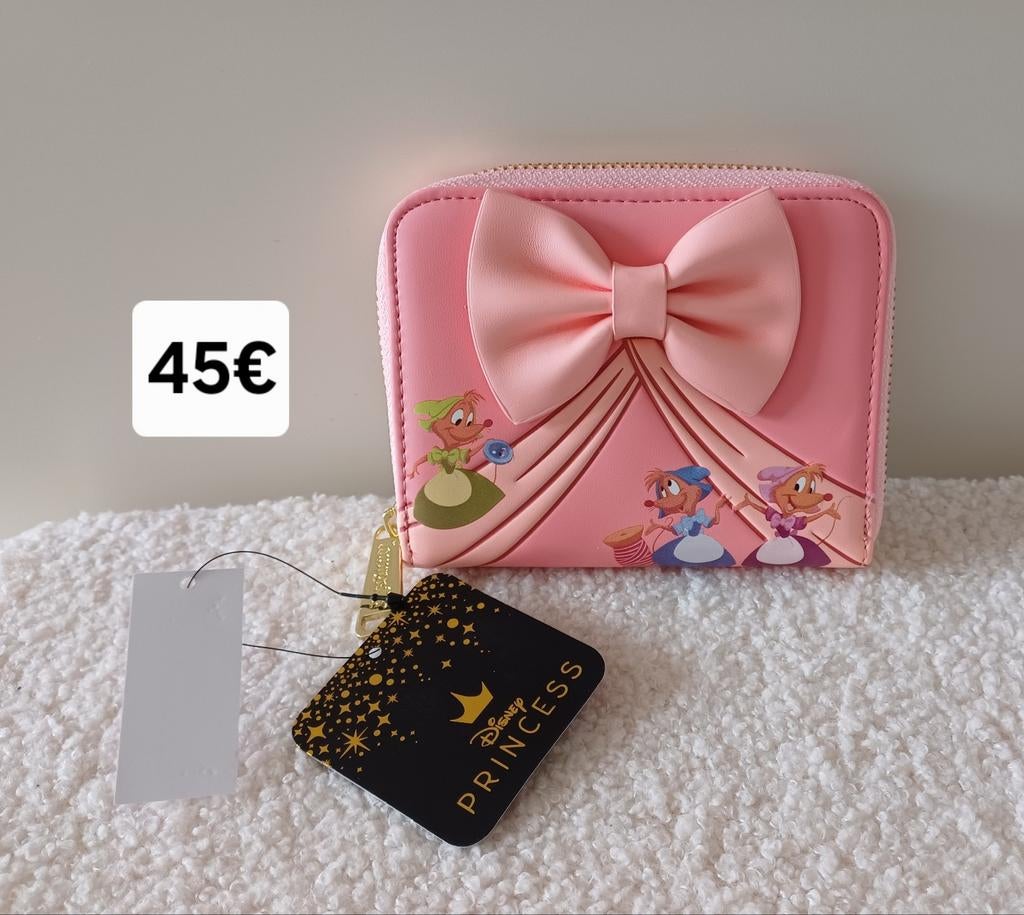 Nieuwe Disney Loungefly Portemonnee Assepoester, Ophalen of Verzenden, Nieuw, Roze, Overige merken