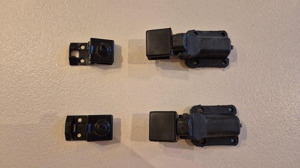 Scharnieren voor glasplaat, Ophalen of Verzenden, Gebruikt, Overige materialen, Scharnier