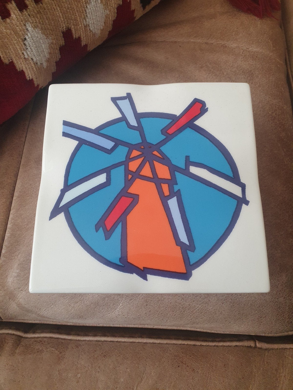 Schoonhoven Keramiek deksel Peter Louman – Rabobank (Molen), Antiek en Kunst, Ophalen