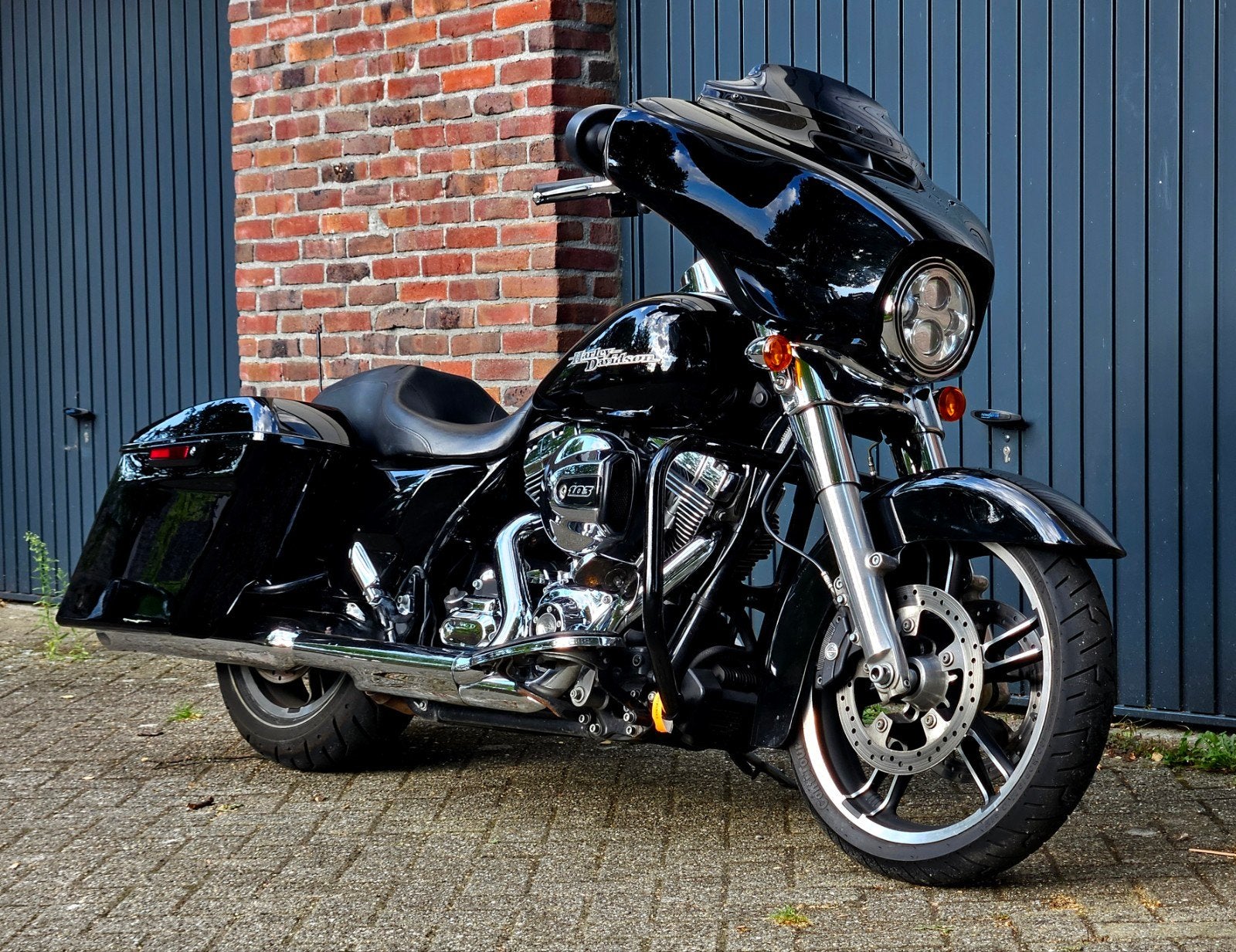 Harley Davidson 2014 Street Glide 103Ci - Cobra, Cruise, Led, Motoren, Motoren | Harley-Davidson, Sportuitlaat, 2 cilinders, 1690 cc